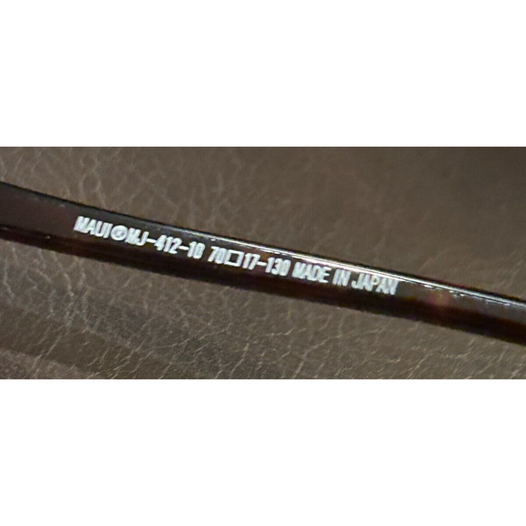 Maui Jim MJ Sport Sugar Beach MJ-421-10 70 17-130 Brown Rimless Sunglasses - Picture 5 of 6